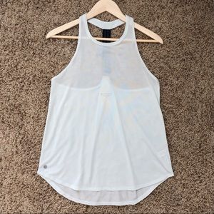 Athleta Power of She Tank- Mint & Navy